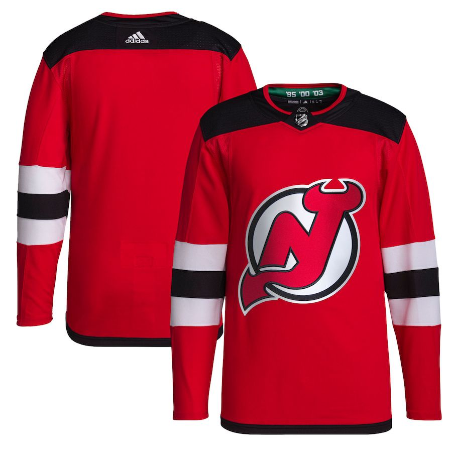 Men New Jersey Devils adidas Red Home Primegreen Authentic Pro NHL Jersey